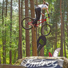 DMR Rider Kerenza Scott Jumping a Bike