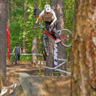 DMR Rider Kerenza Scott Jumping a Bike