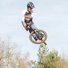DMR Rider Steve Geall Jumping a Bike