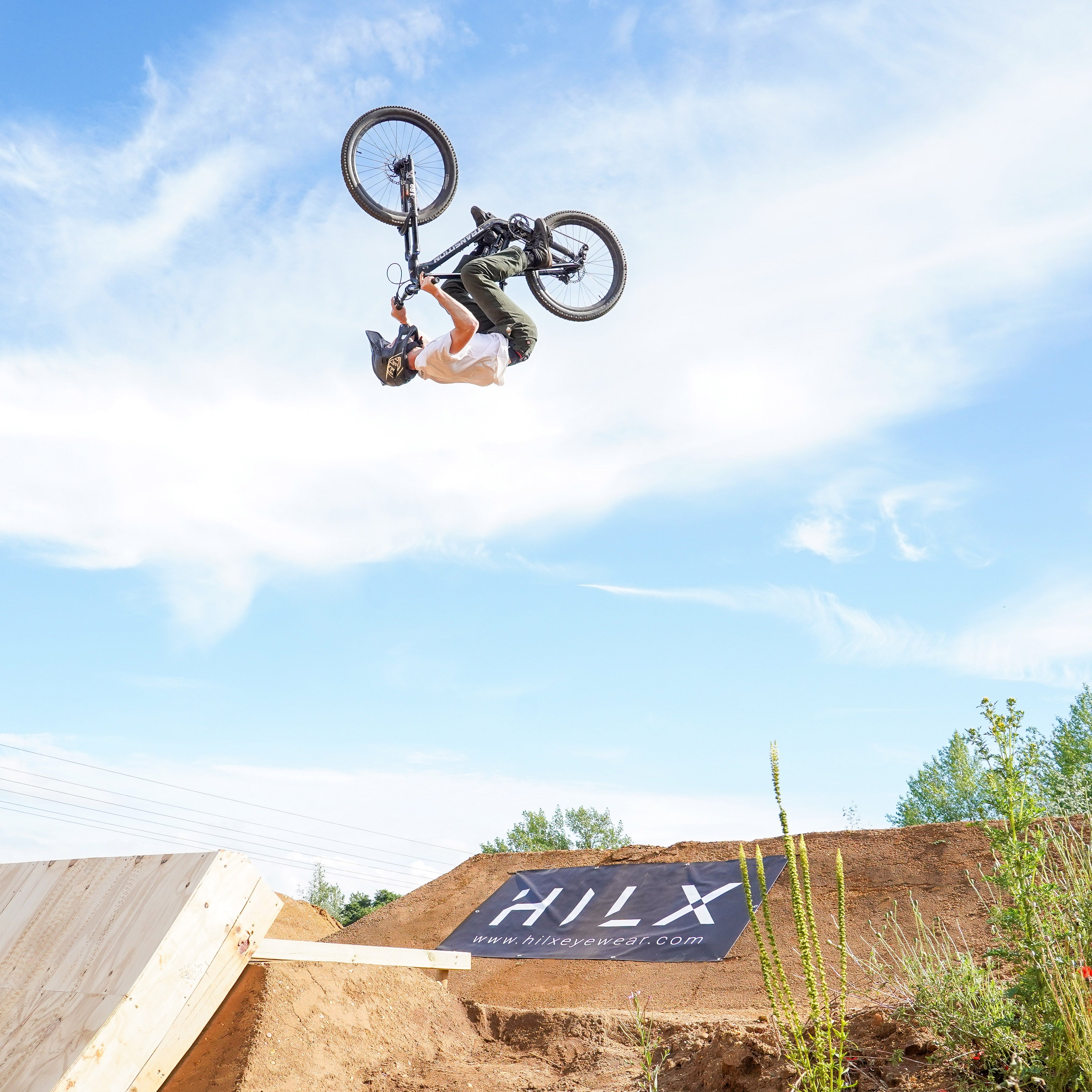 DMR Rider Alfie Stephens Jumping a Bike