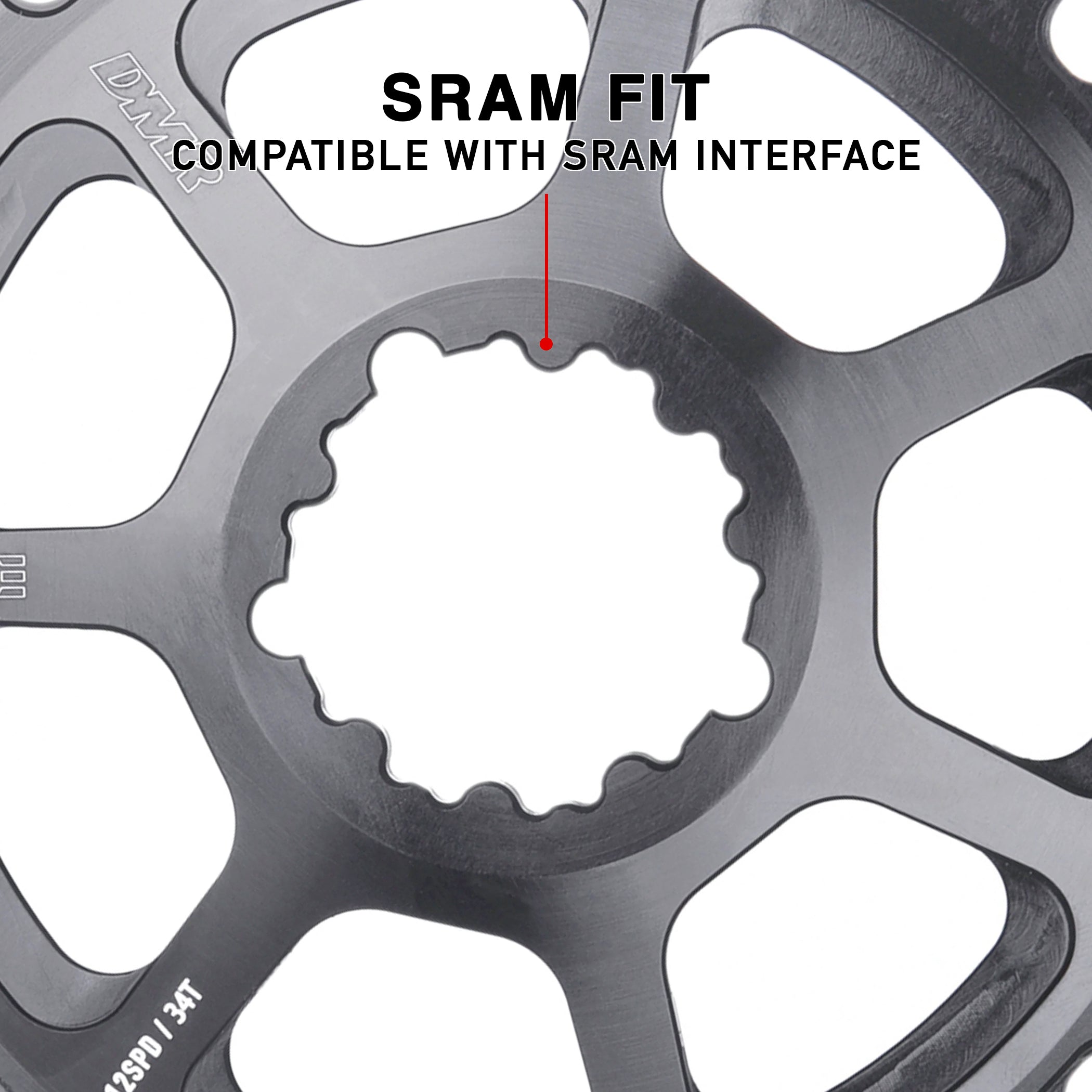 DMR Blade Chainring Black