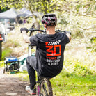 DMR Riders Ben Deakin wearing 30 year anniversary t-shirt