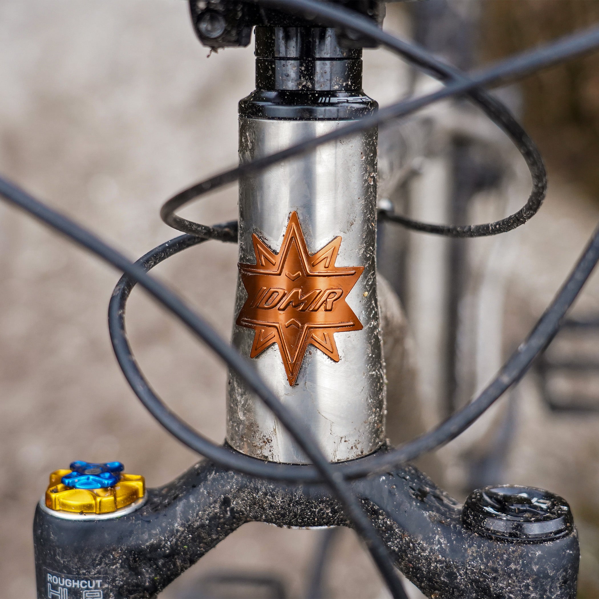 DMR Trailstar Titanium Head Badge