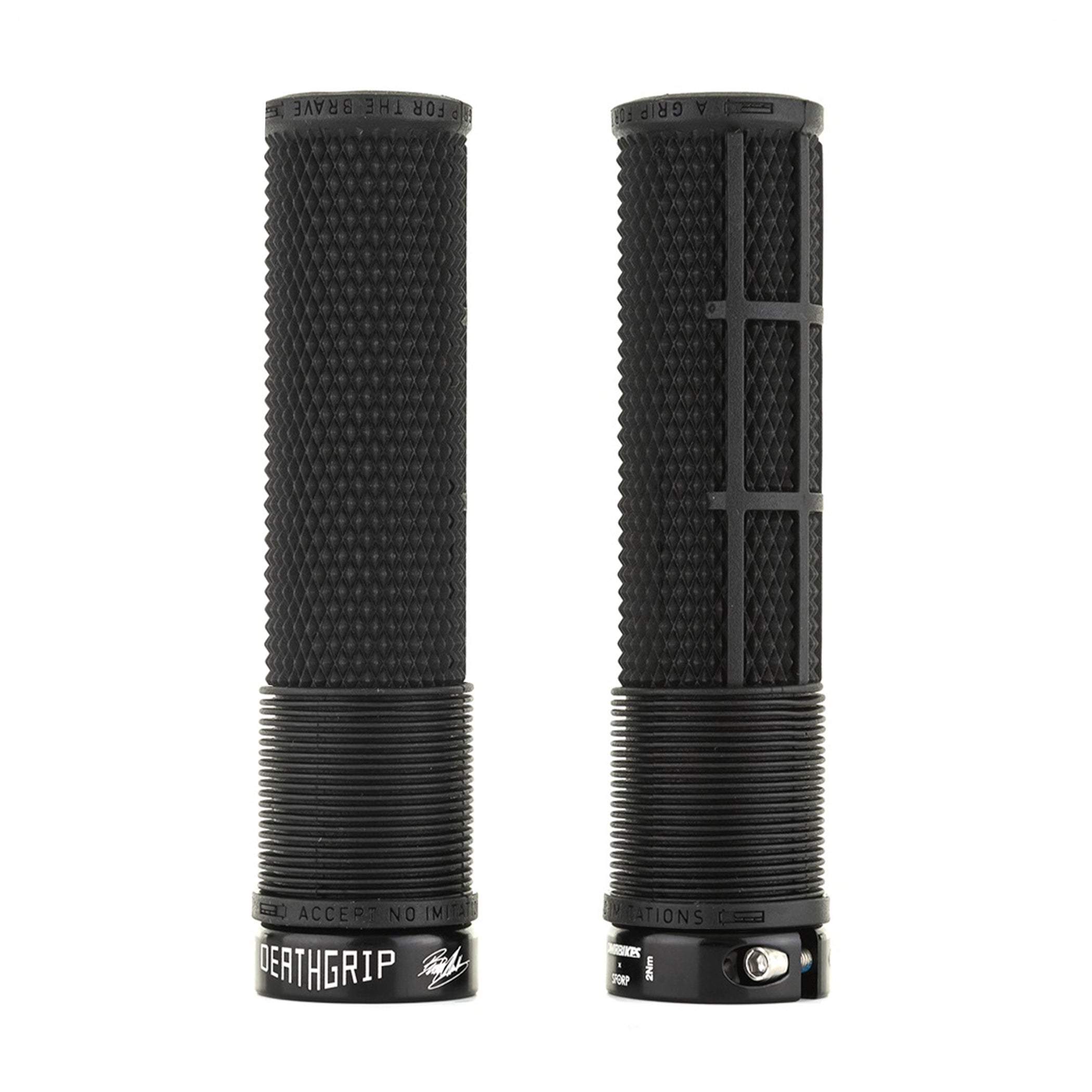 DMR Deathgrip - Flangeless MTB Grips, Black, DMR Bikes