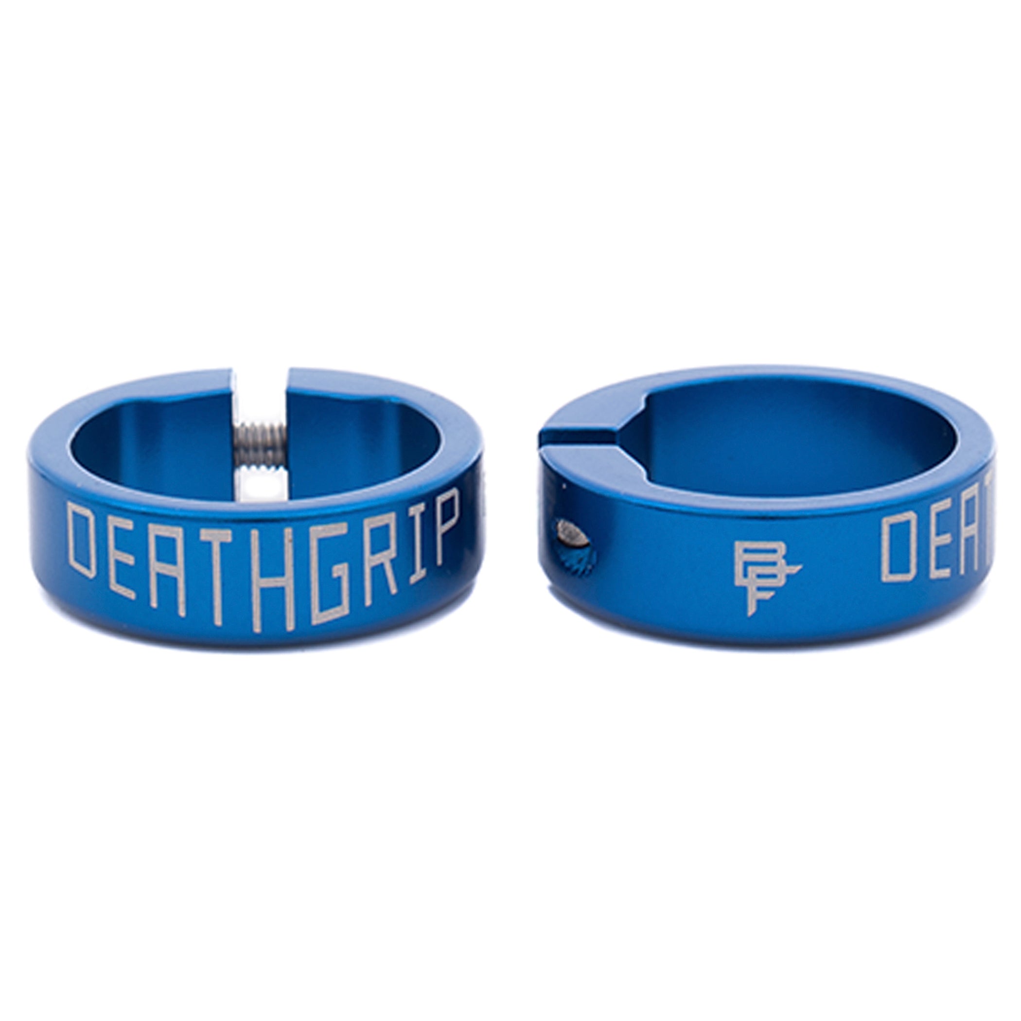 DMR DeathGrip Collars - Coloured Grip Lock Ons, Blue