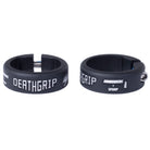 DMR DeathGrip Collars - Coloured Grip Lock Ons, Matte Black