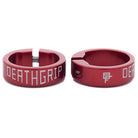 DMR DeathGrip Collars - Coloured Grip Lock Ons, Red