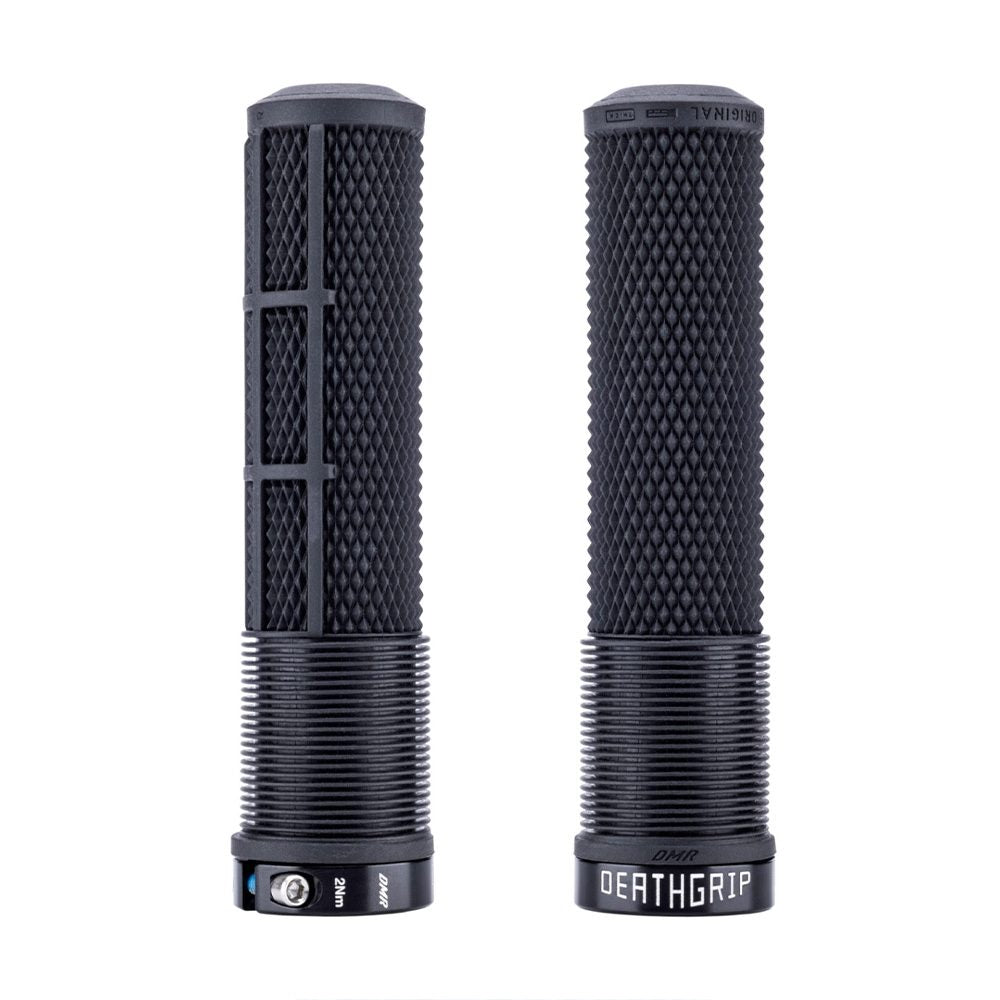 DMR Deathgrip2 Flangeless MTB Grips, Black, DMR Bikes