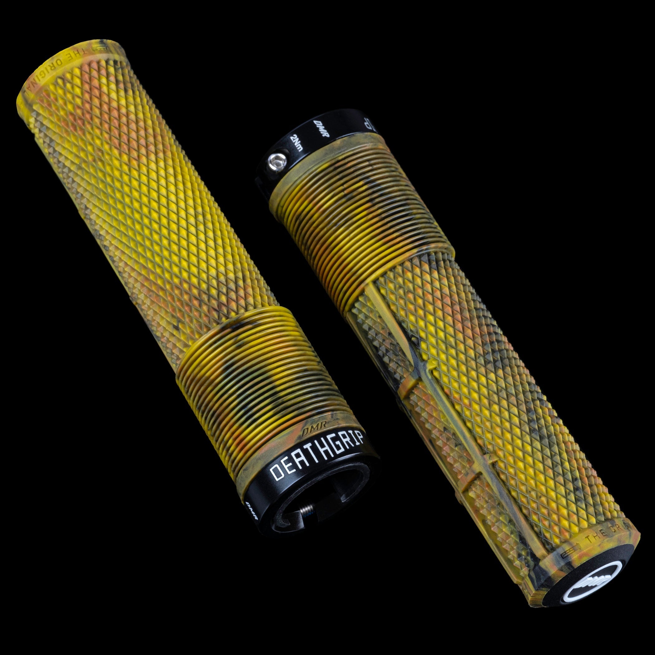 DMR Deathgrip2 Flangeless MTB Grips, Camo, DMR Bikes