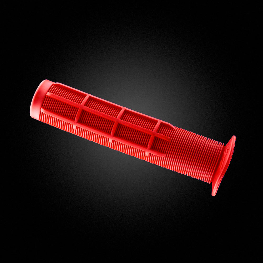 DMR Grid Grip: MTB Handlebar Grips, Red, DMR Bikes