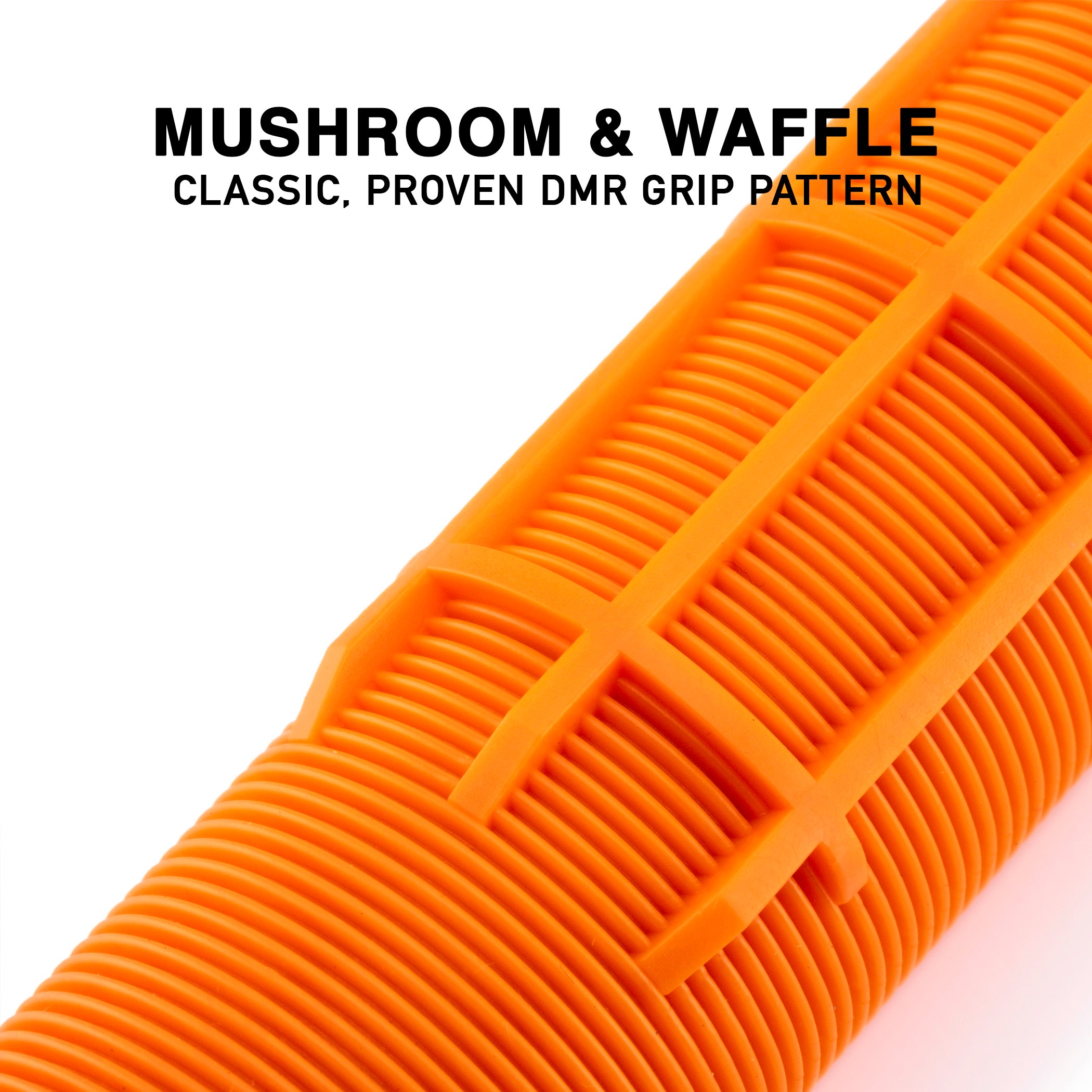 dmr gridlock lock-on grid lock grip in a colour on a white background, featuring text.