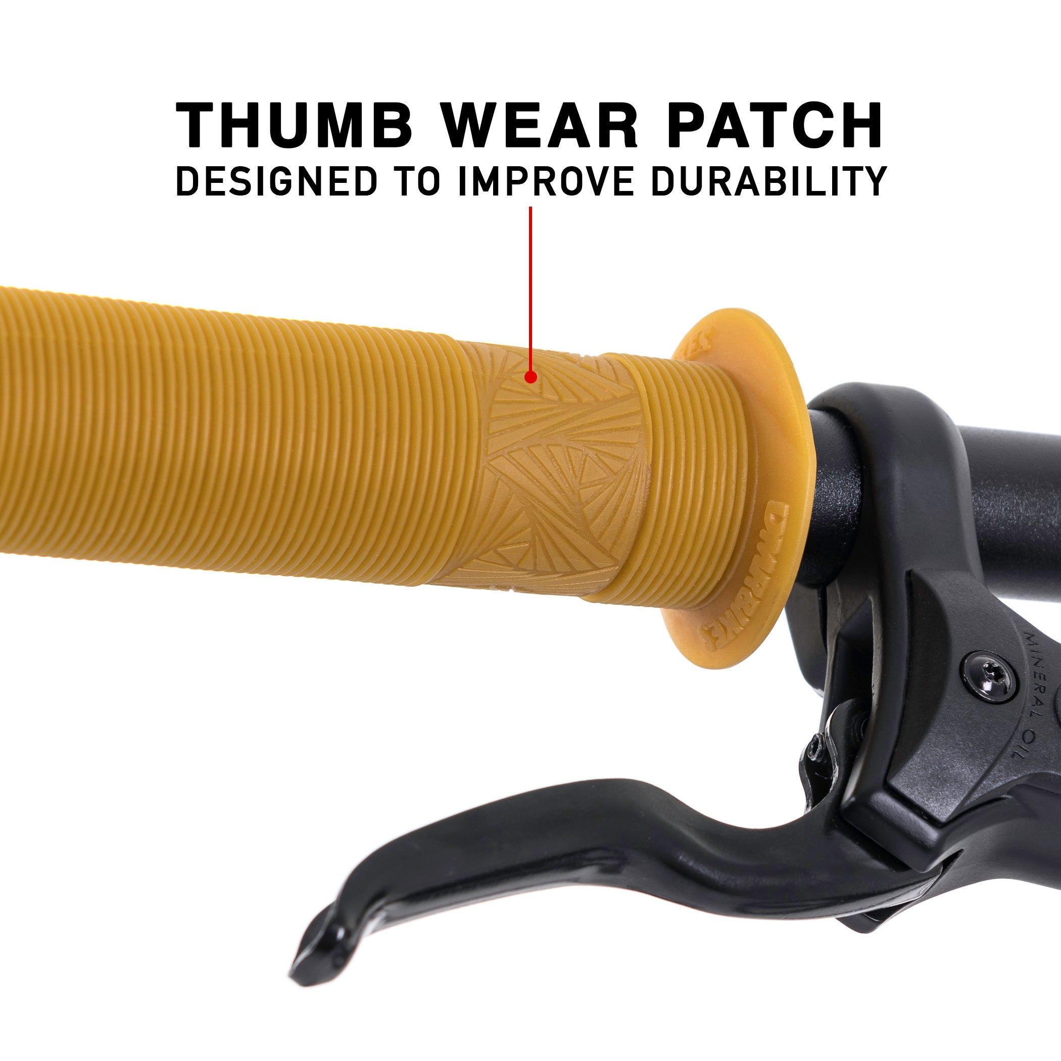 DMR Sect Grips Flanged Yellow