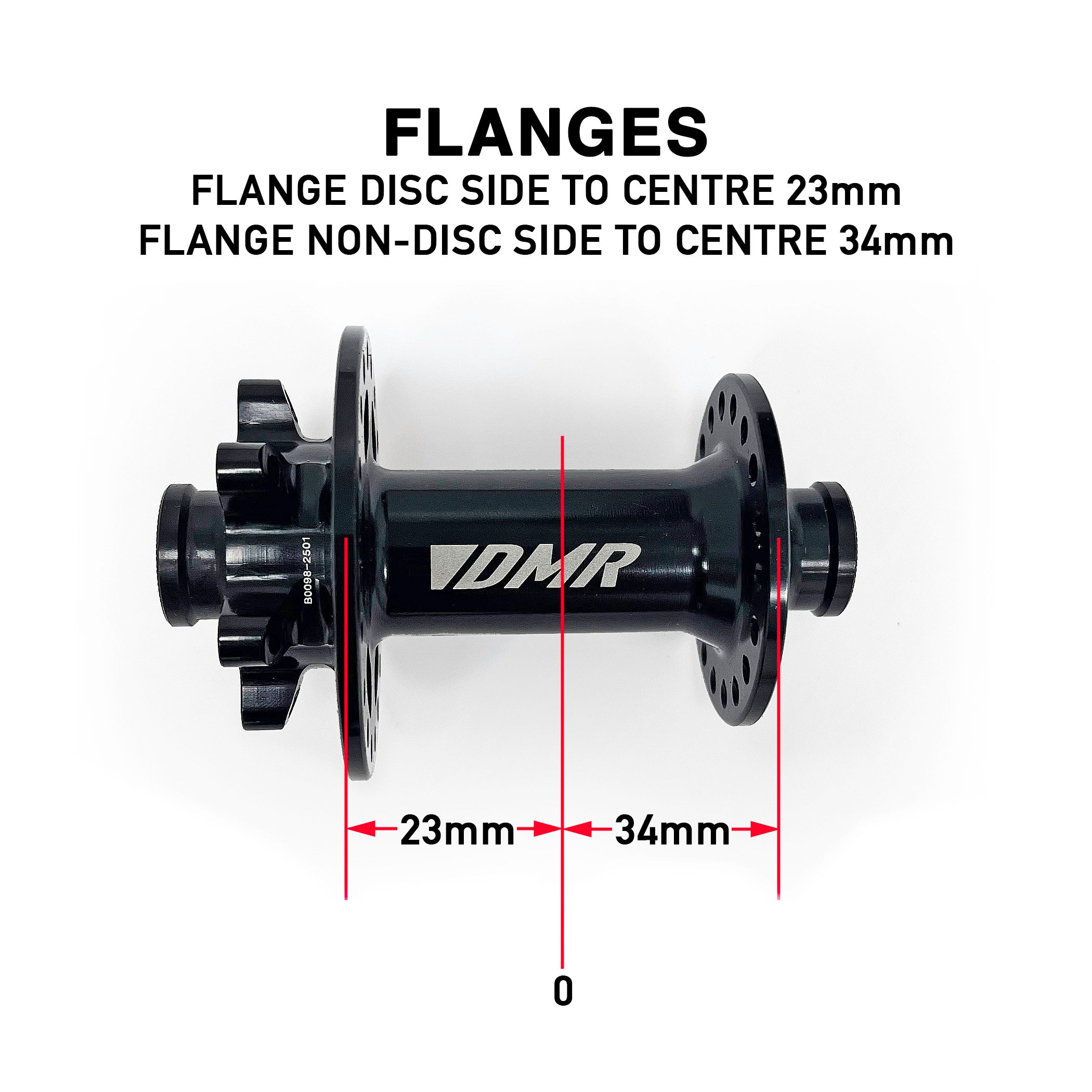 DMR Colt front 15mm disc hub