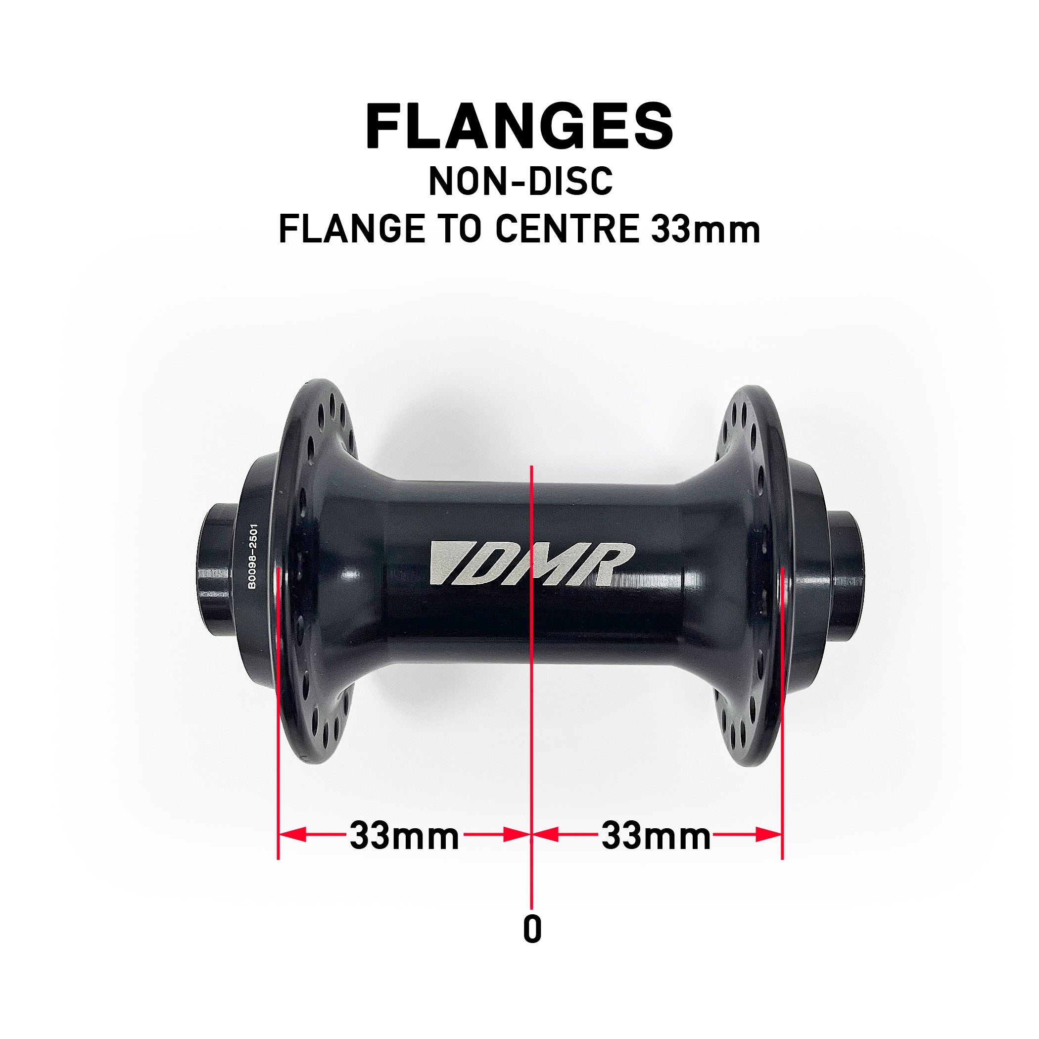 DMR Colt front 15mm non-disc hub