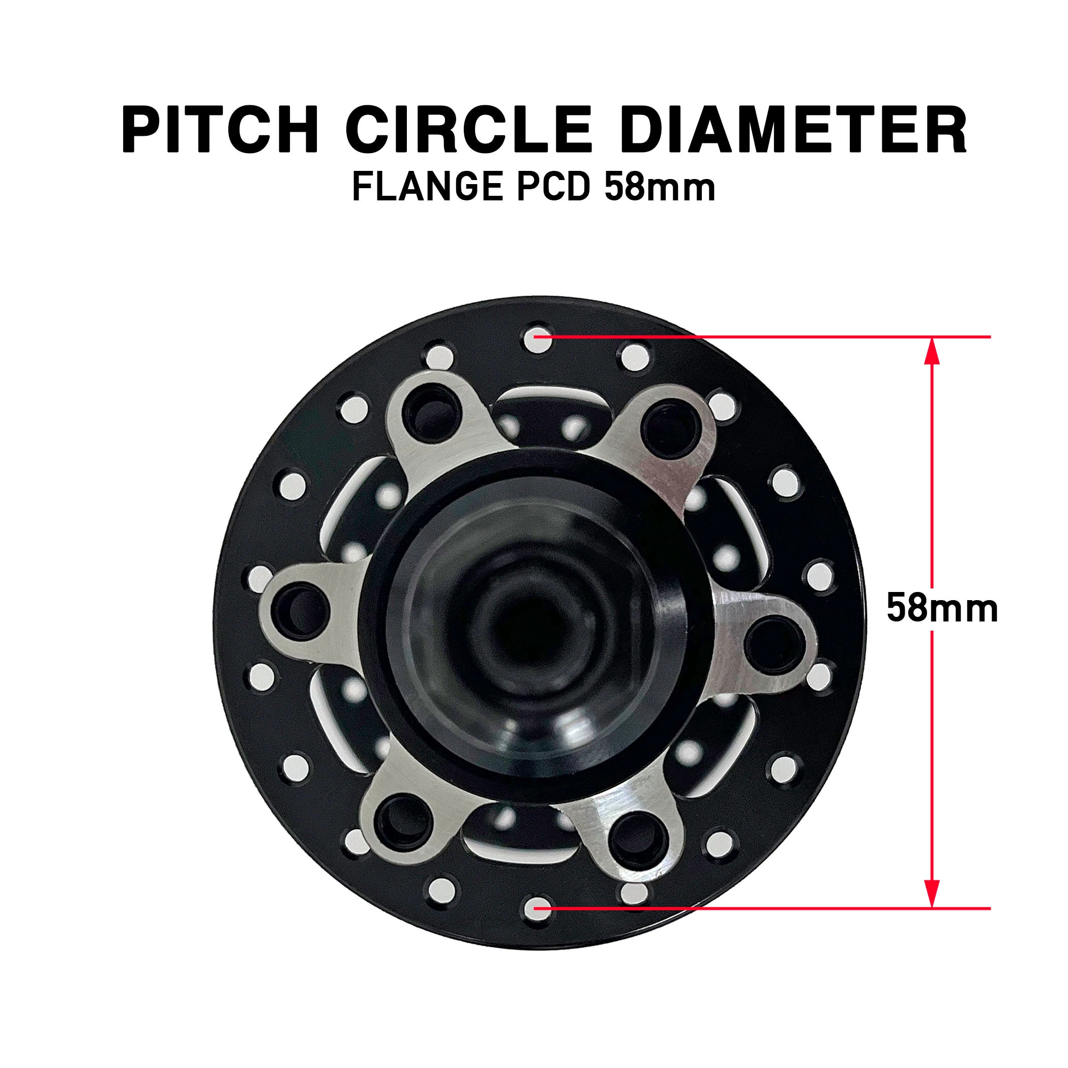 DMR Colt rear 135 x 10mm single speed disc hub