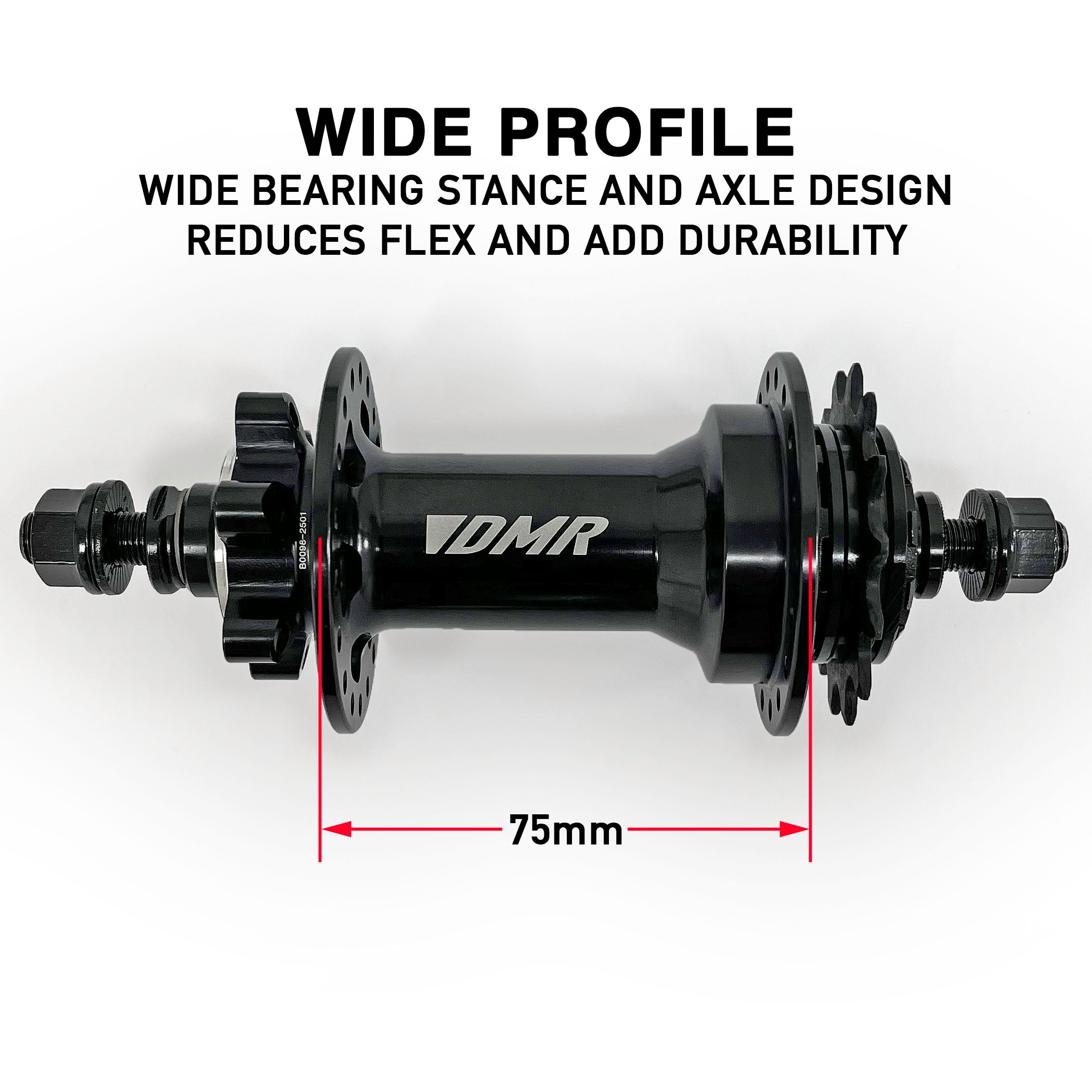 DMR Colt rear 135 x 10mm single speed disc hub