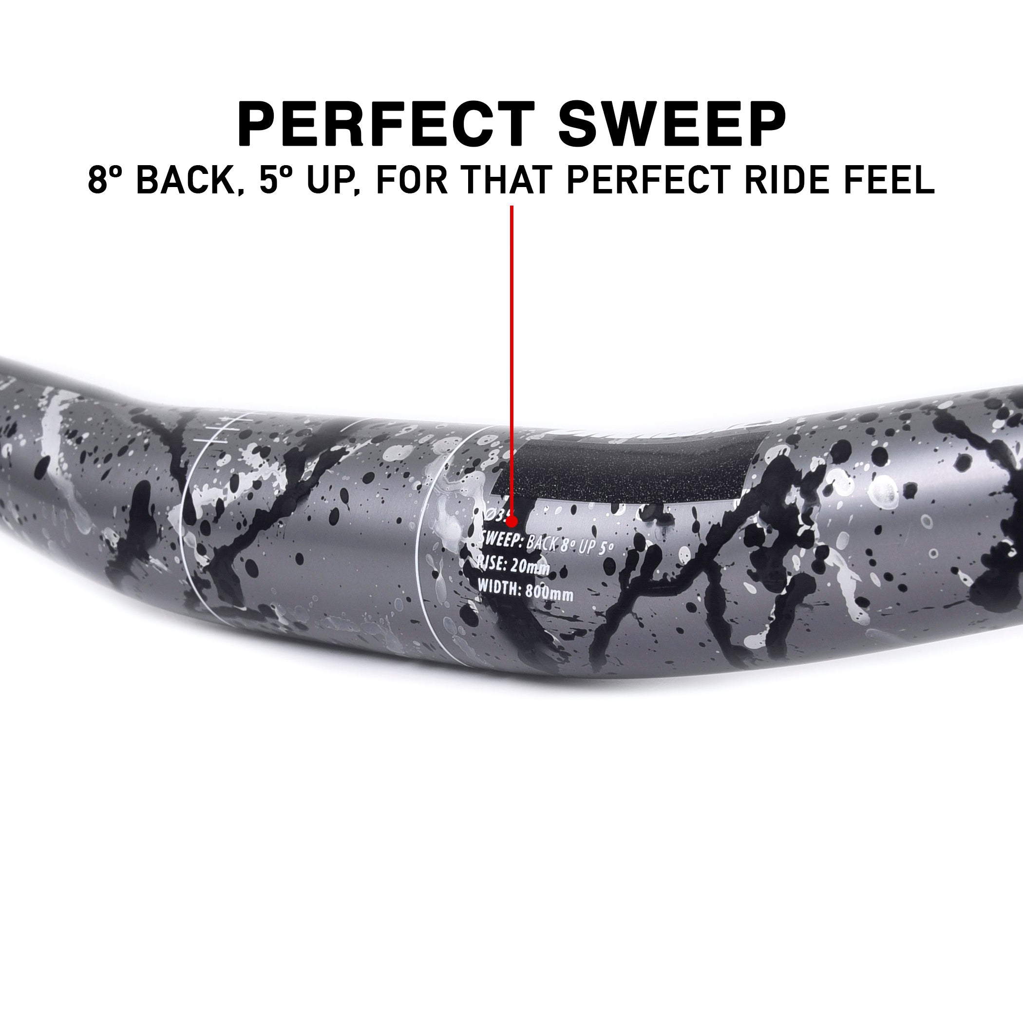 DMR Wingbar SE Handlebar 20mm 35mm Grey Camo