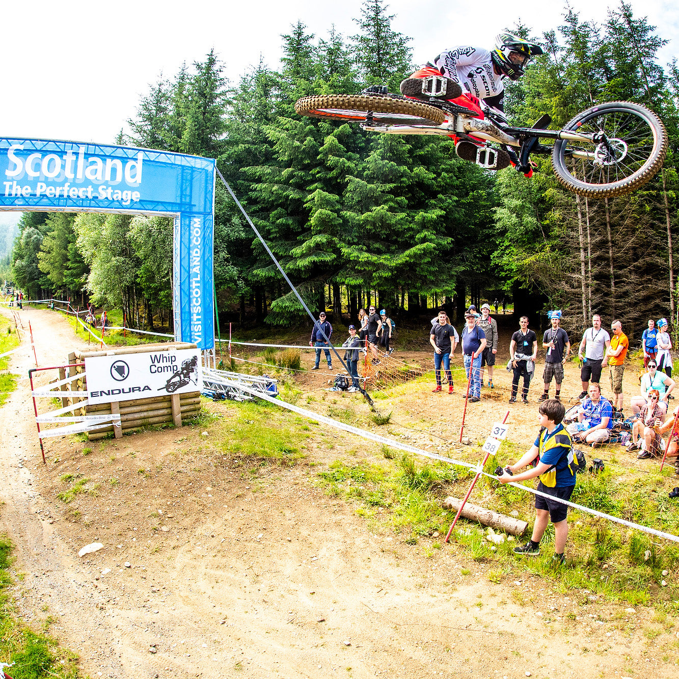 DMR Rider Brendan Fairclough Jumping a Bike