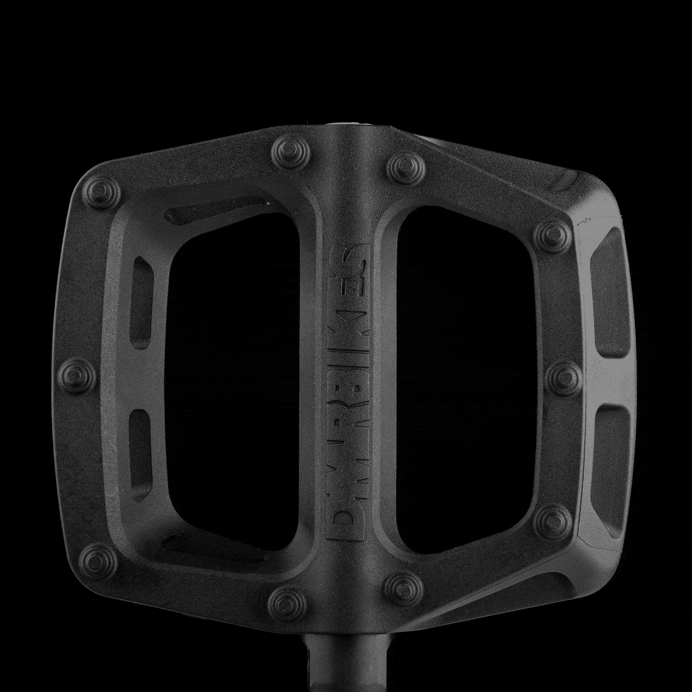 DMR V6 Pedal Black Spinning GIF