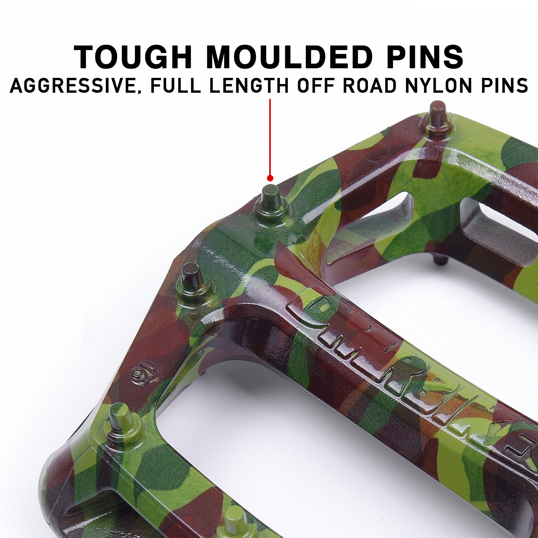 DMR V6 Pedal Green Camo