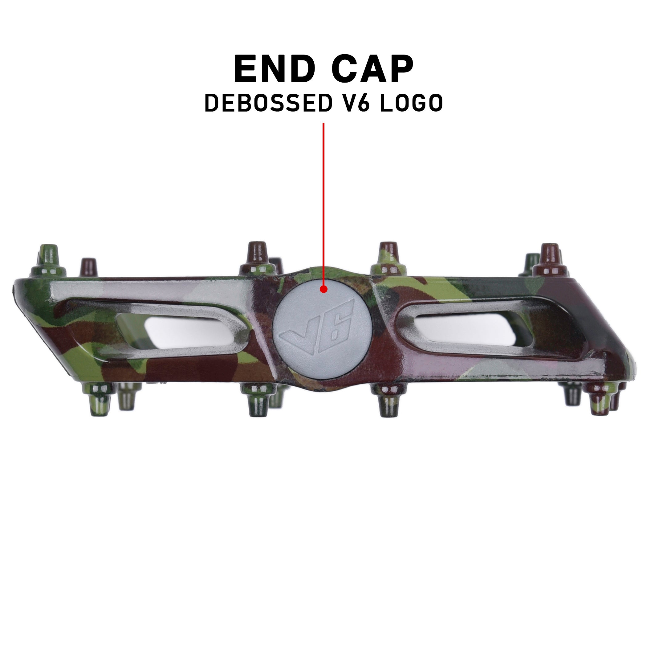 DMR V6 Pedal Green Camo