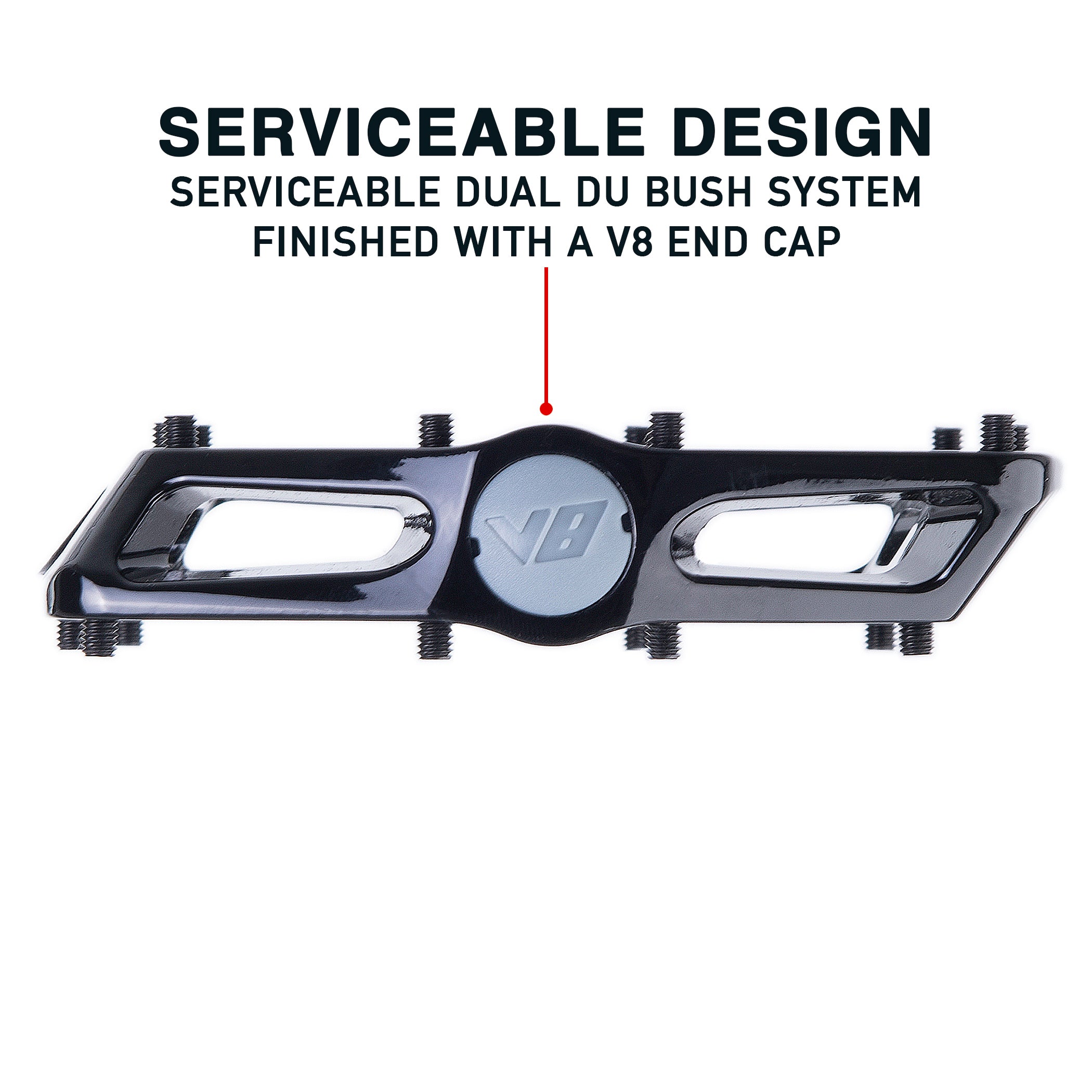 DMR V8 Pedal Black