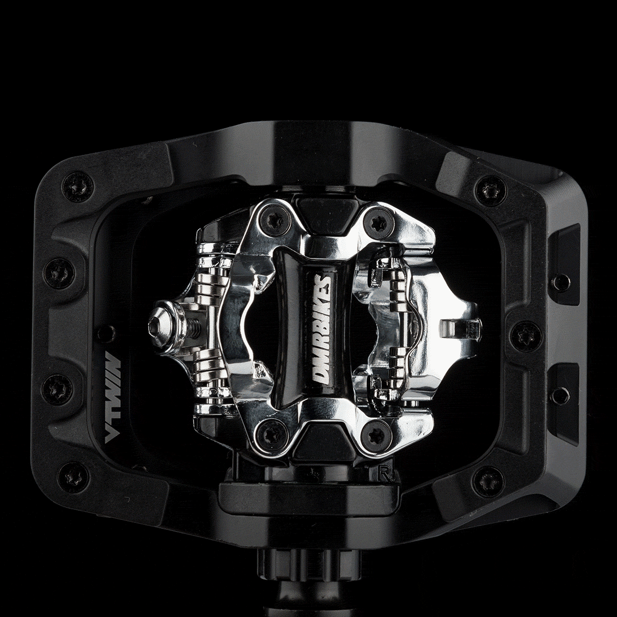DMR V-Twin Pedal Black Spinning GIF
