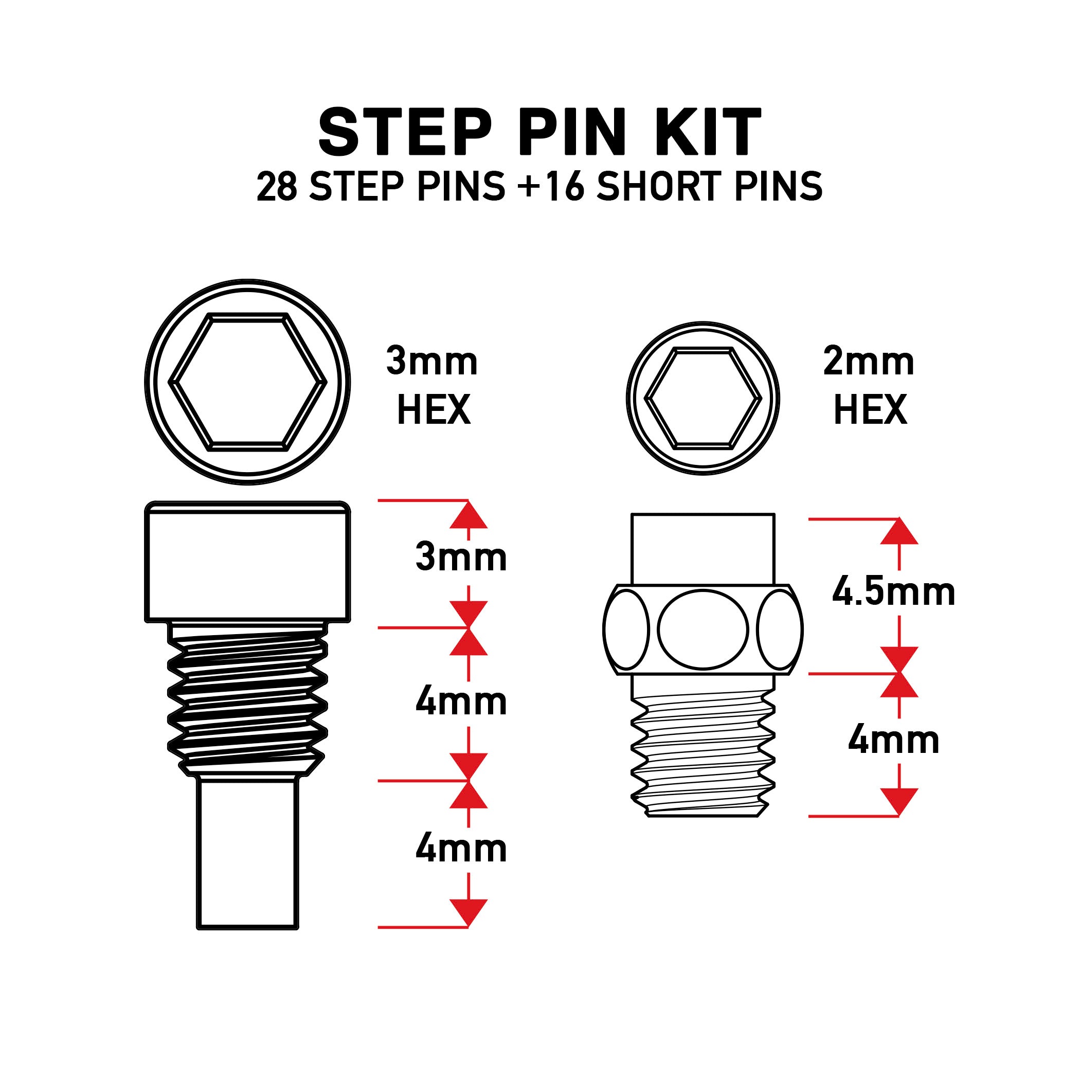 DMR Step Pins