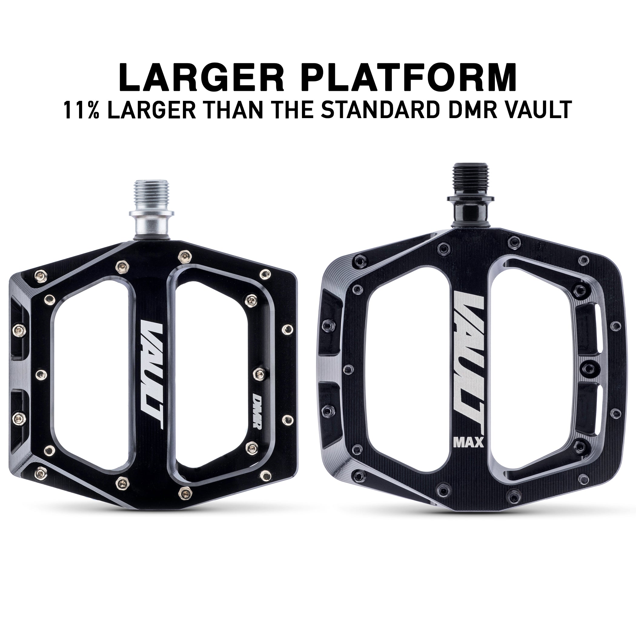 DMR Vault Max Pedals compared to Vault