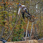 DMR Rider Andy Lehmann Jumping a Bike