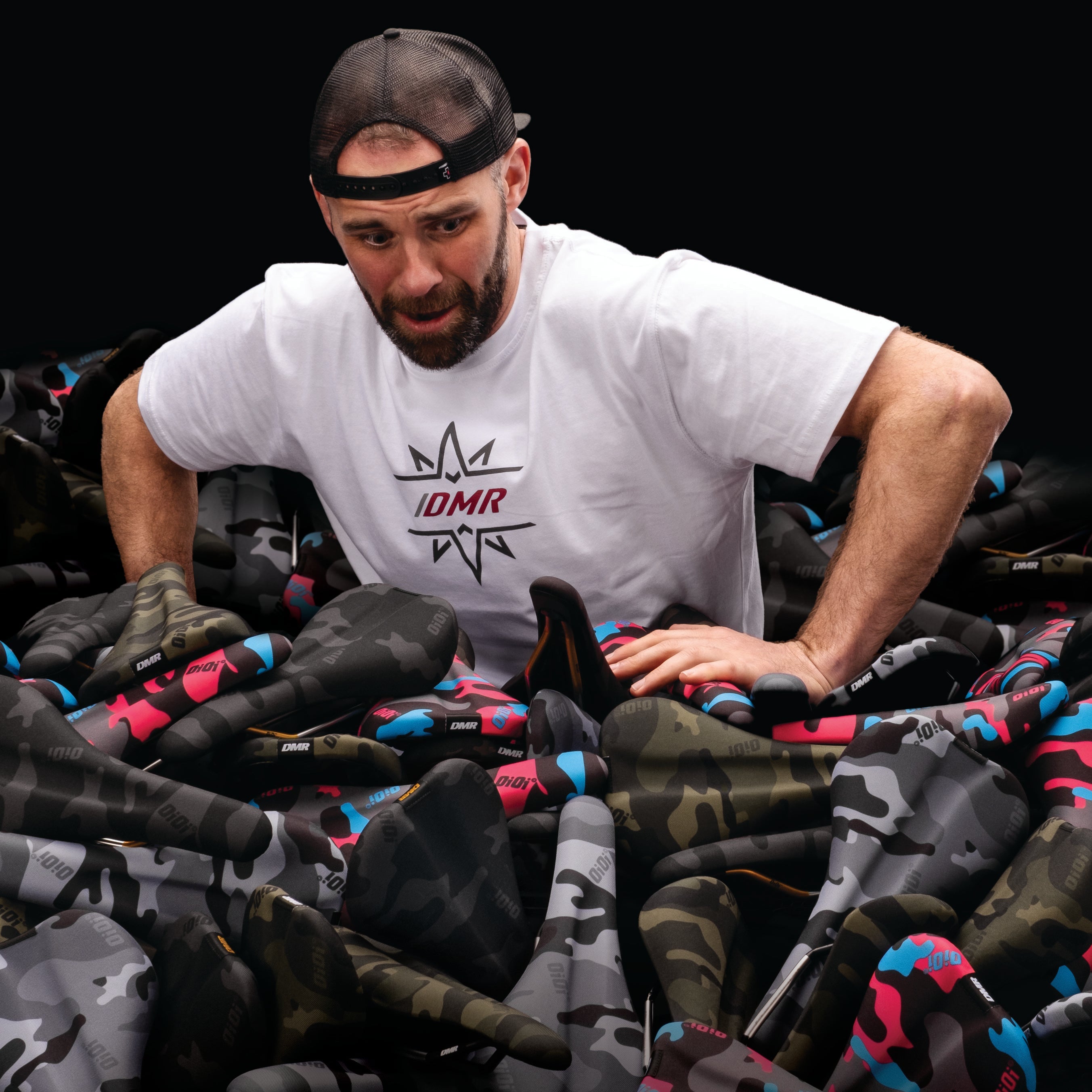 DMR Rider Ben Deakin in  OiOi Saddles