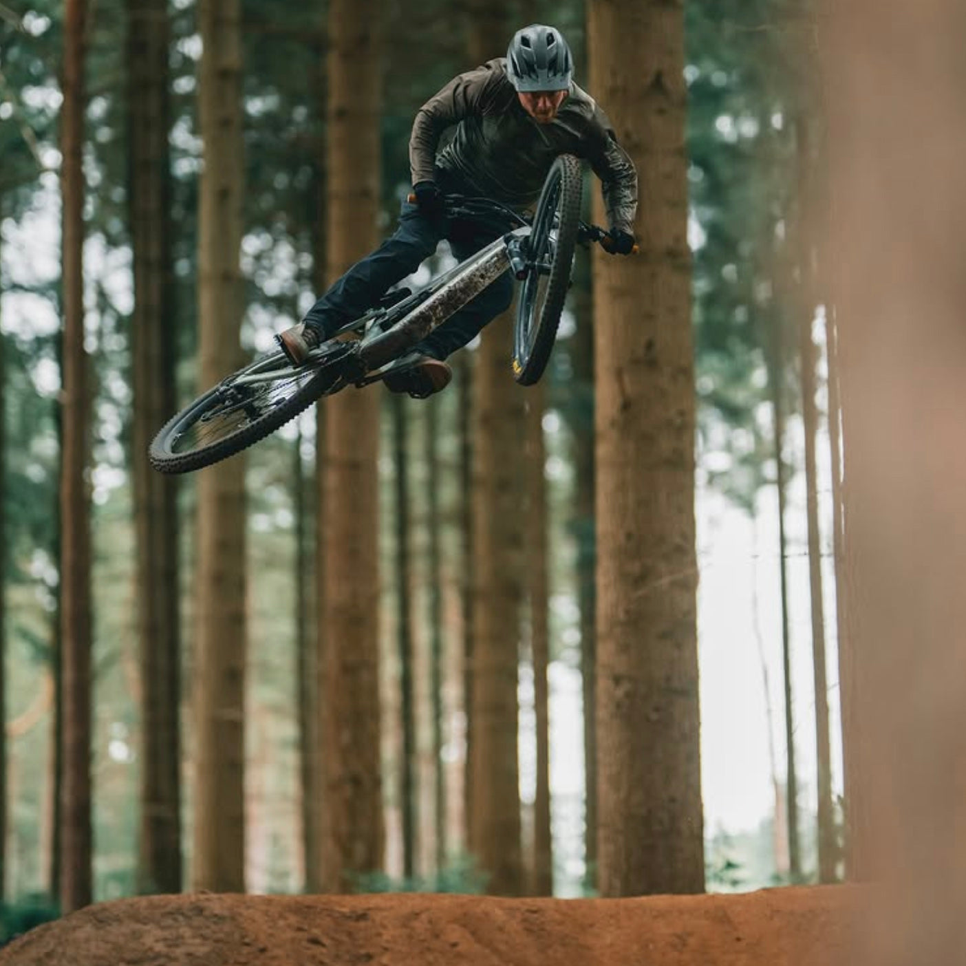 DMR Rider Olly Wilkins Jumping a Bike