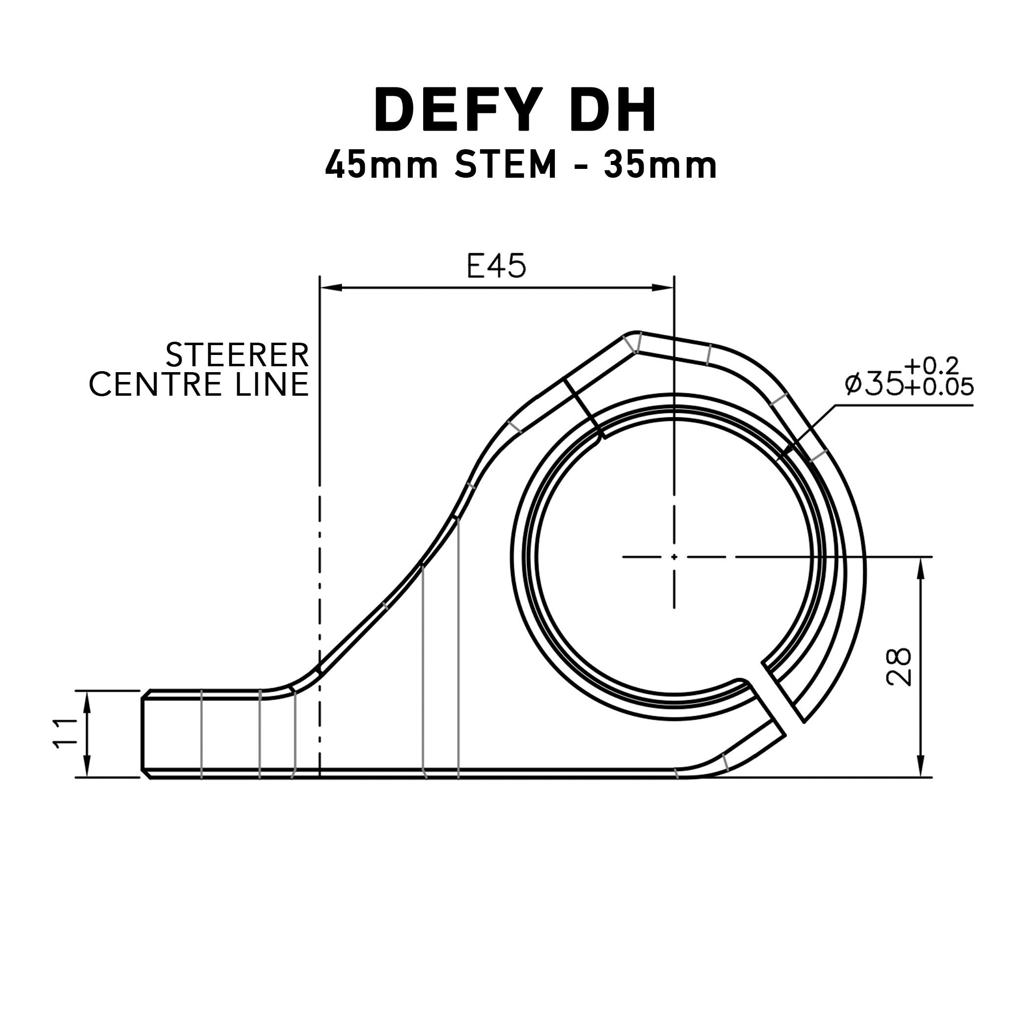 DMR Defy DH Stem 45