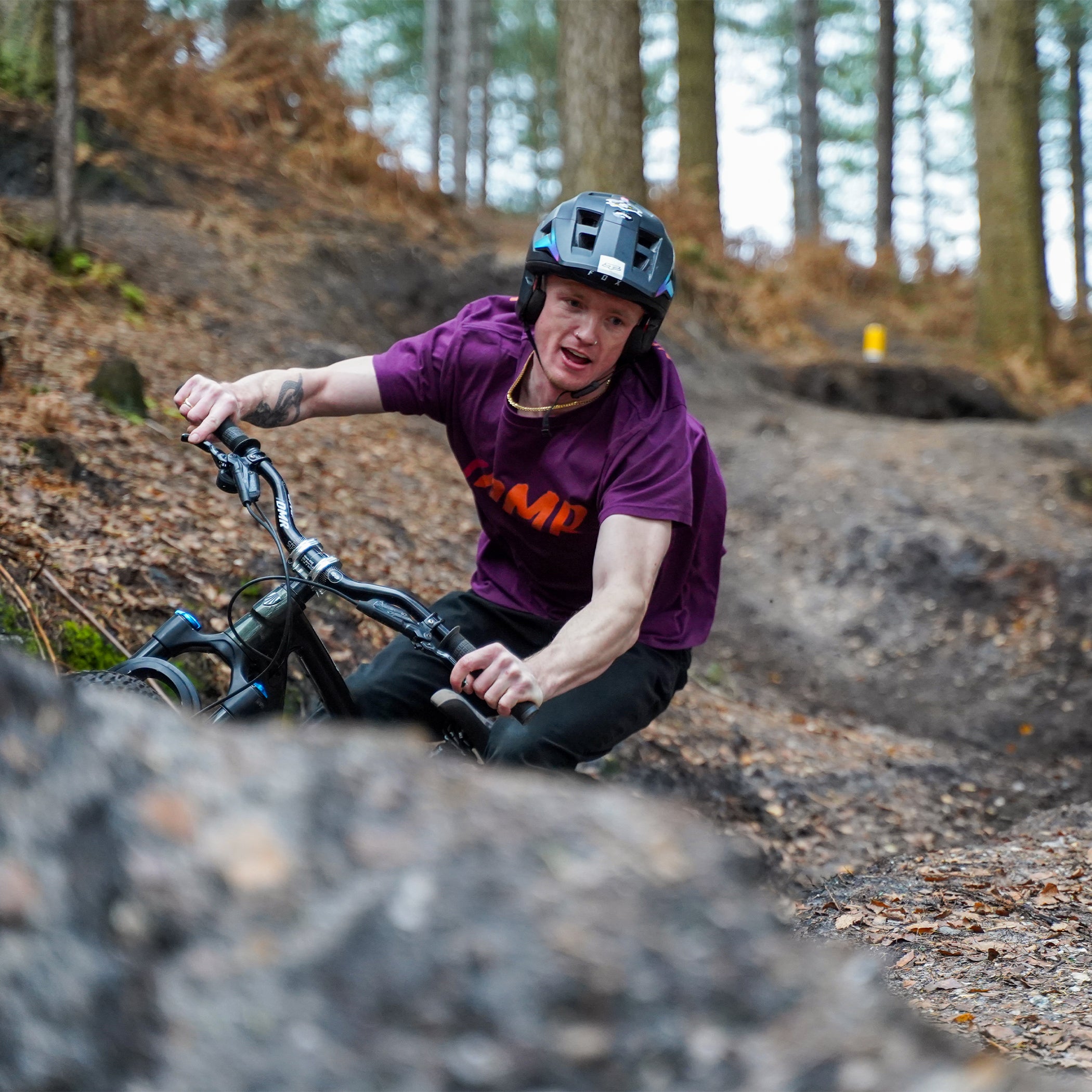 DMR 25 Grips Black Flanged