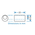 DMR Sled Frame Offset bush diagram