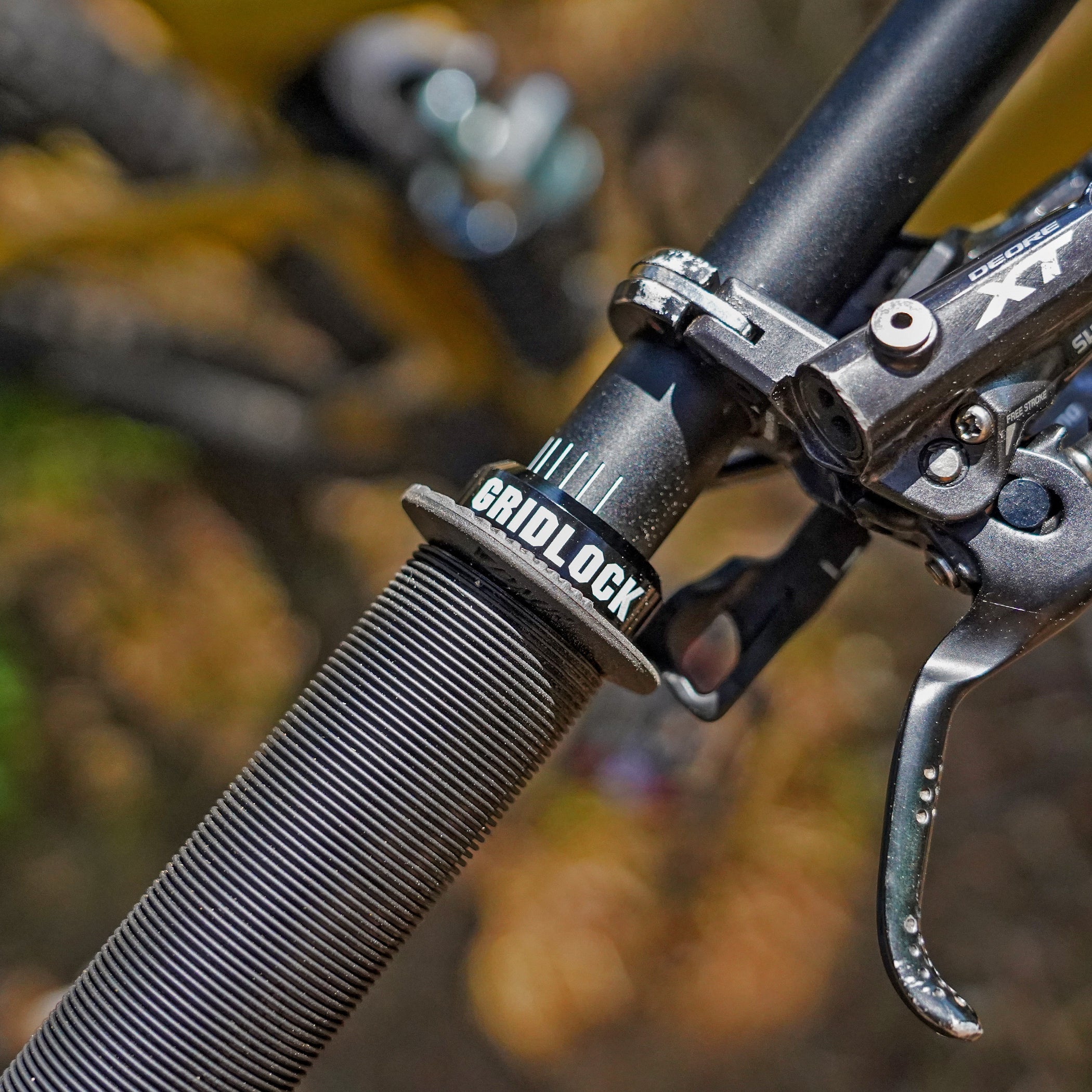 dmr gridlock lock-on grid lock grip in a colour in an outdoor environment