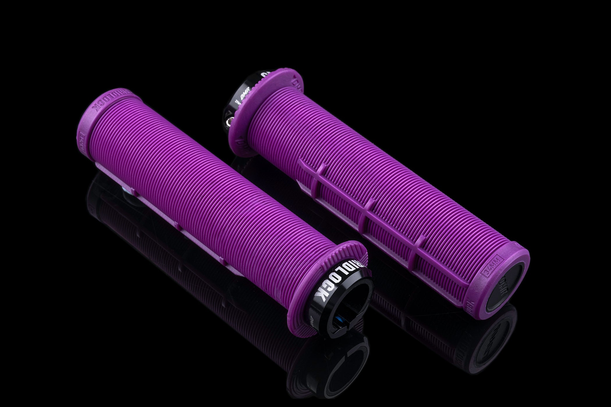 dmr gridlock lock-on grid lock grip in a colour on a black background.