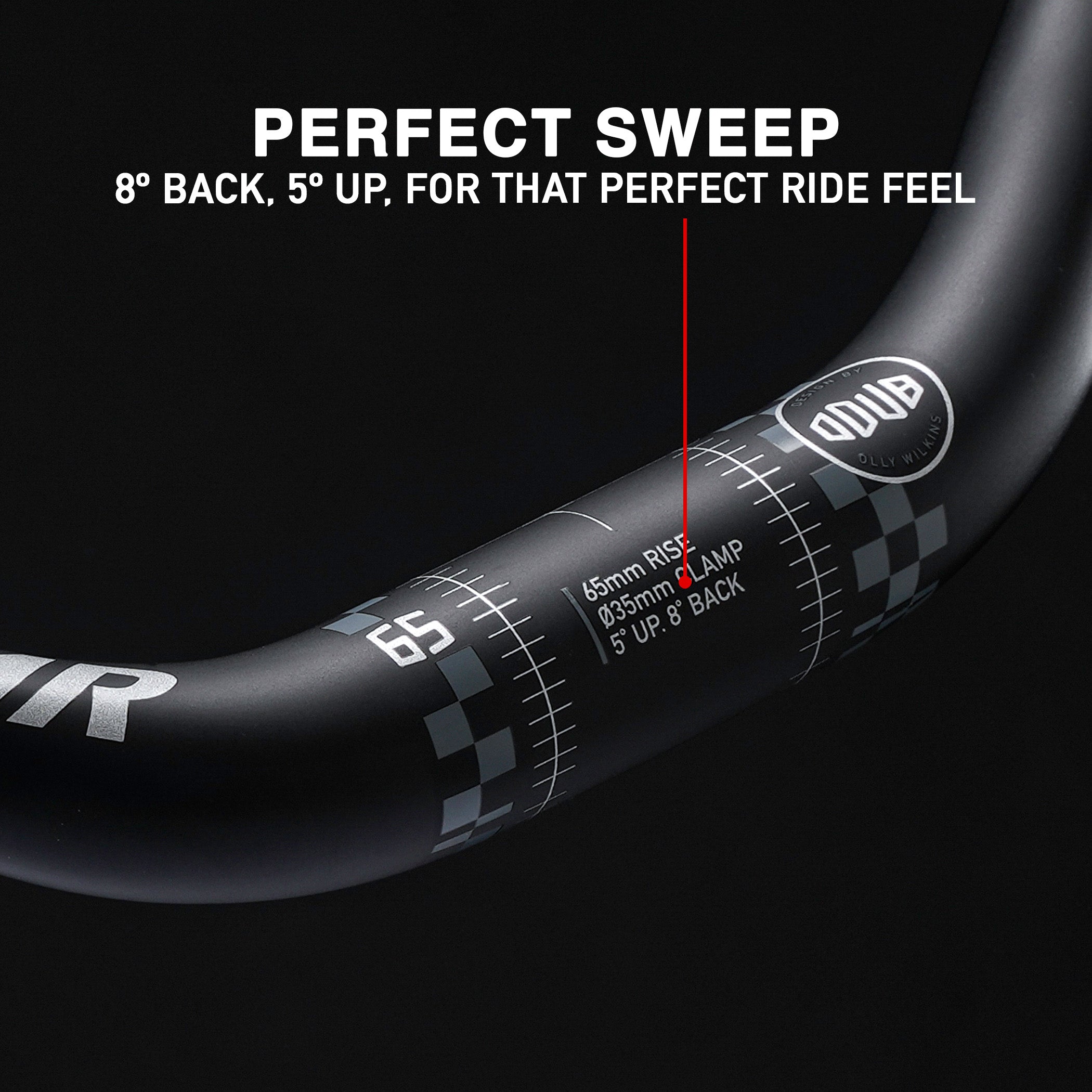 DMR ODUB Handlebar 65mm 35mm Black