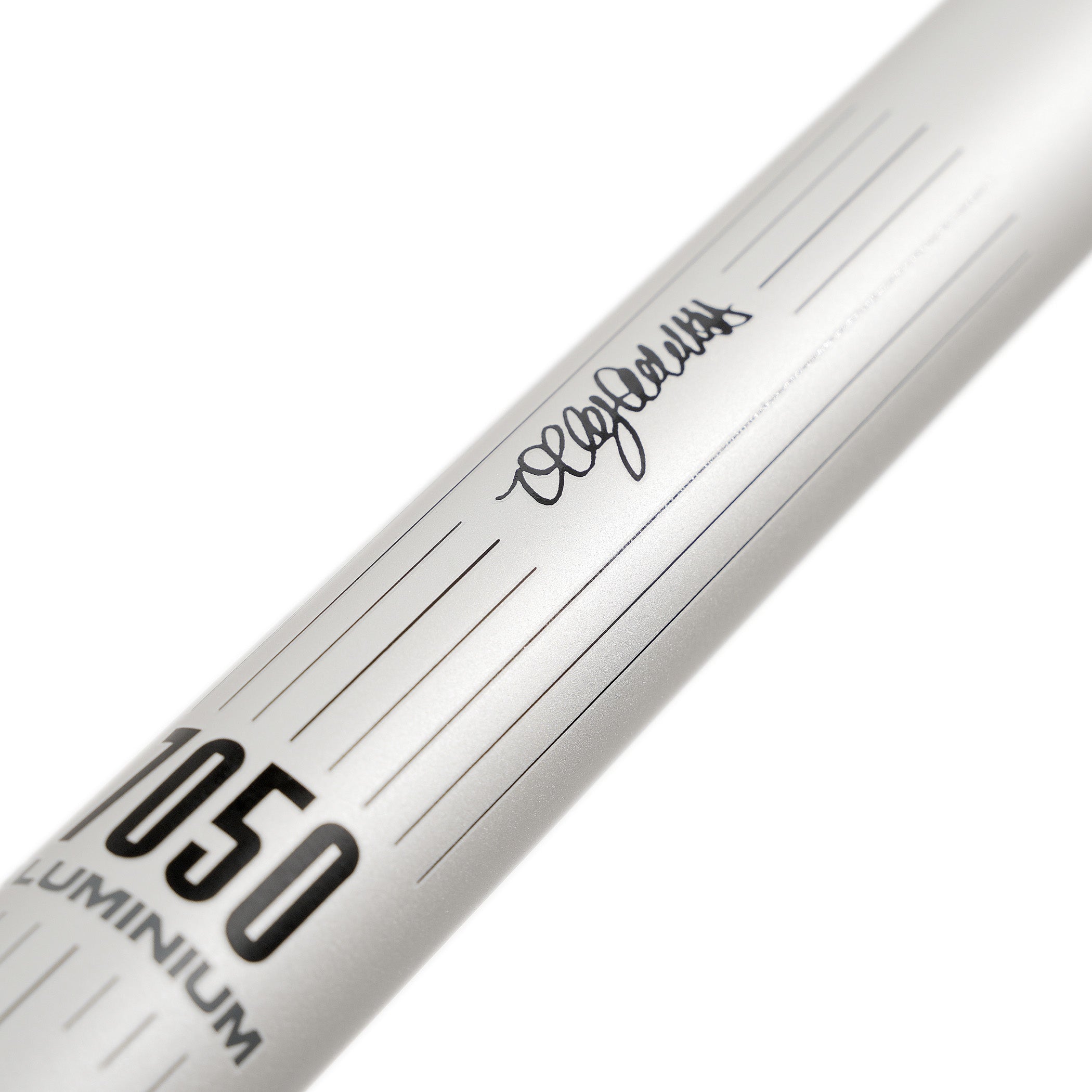 DMR ODUB signature handlebar in 50mm rise silver with Olly Wilkins signature