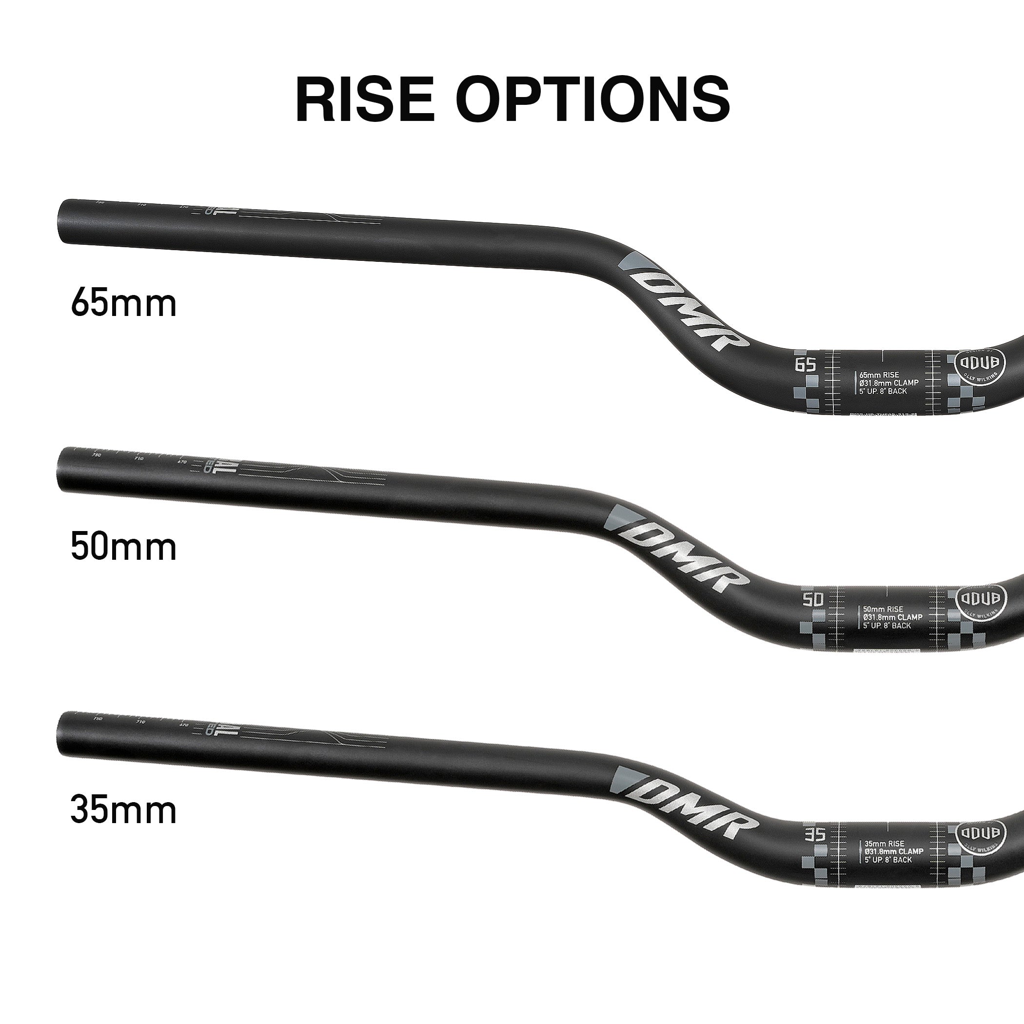 DMR Wingbar Odub Handlebar rise options