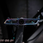 DMR V12 SE GALAXY Space Edition - MTB Flat Pedal, Black with metallic glitter finish