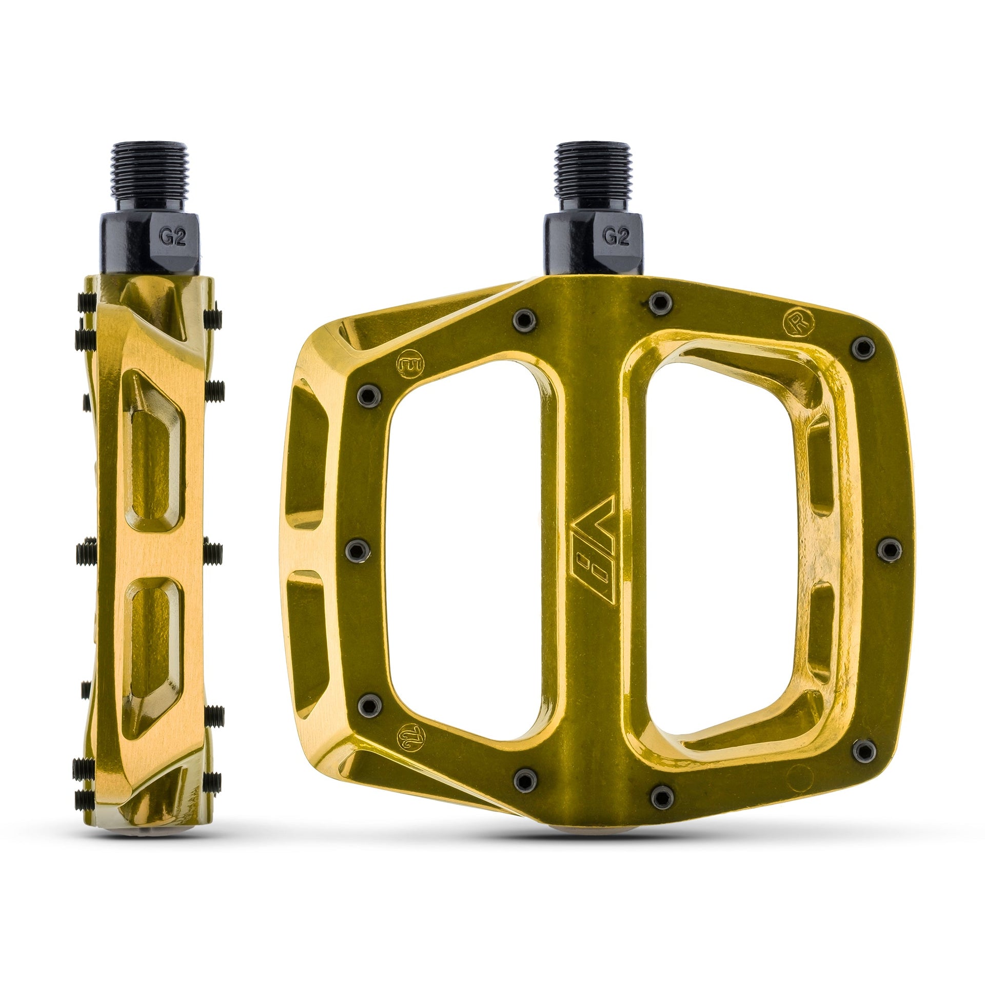 DMR V8 Pedal Gold