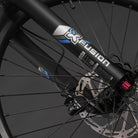 Close-up of the XFusion fork