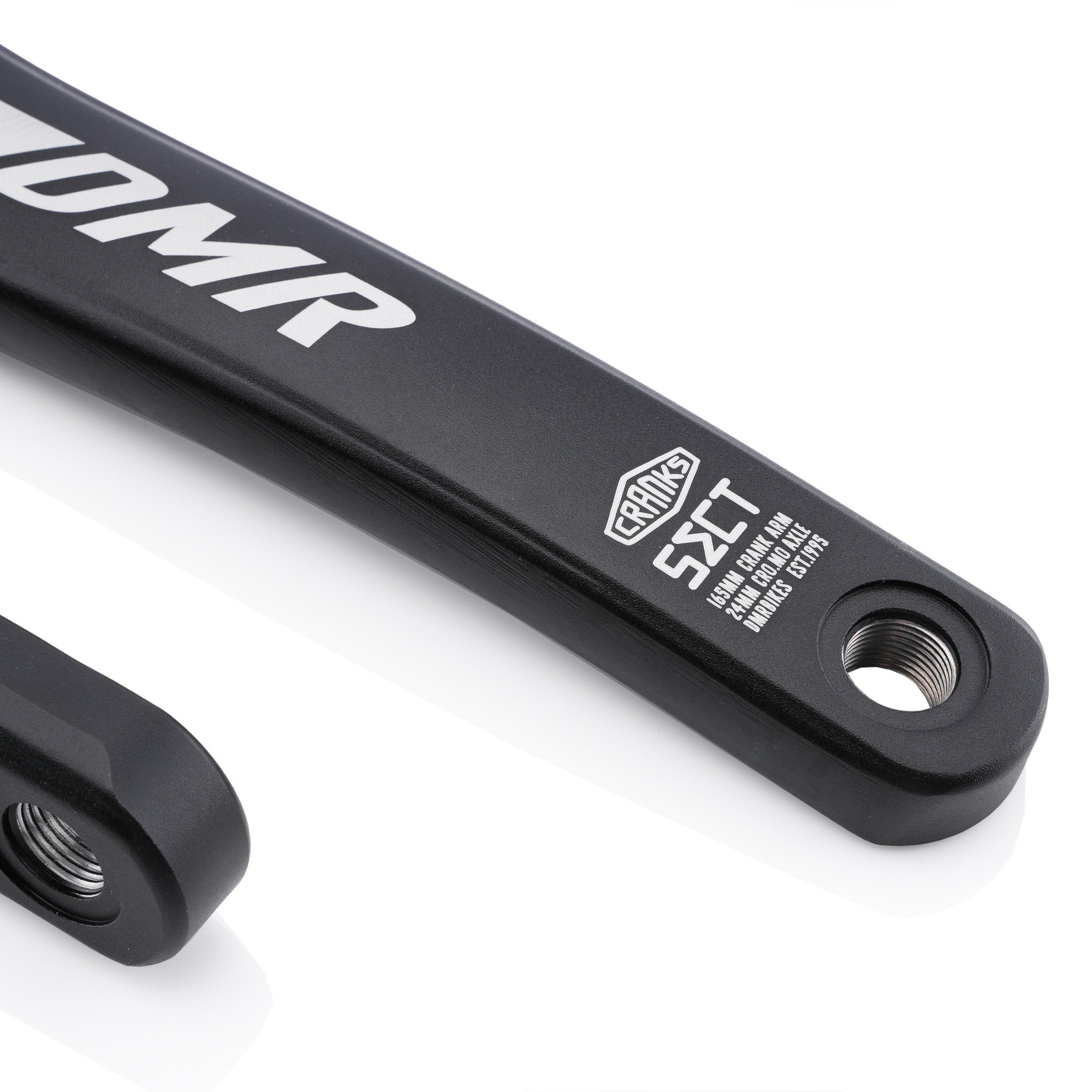 DMR Sect Cranks in Black, on a white background.