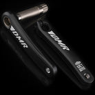 DMR Sect Cranks in Black, on a black background.