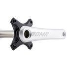DMR Sect Cranks in Silver, on a white background.