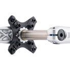 DMR Sect Cranks in Silver, on a white background.