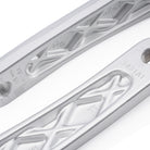 DMR Sect Cranks in Silver, on a white background.