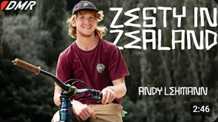 DMR Rider Andy Lehmann Sitting on his bike