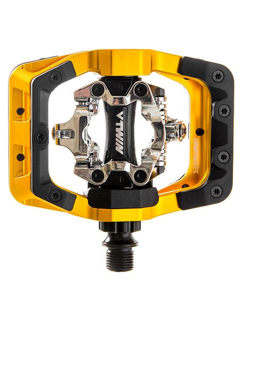 gold mountain bike pedals